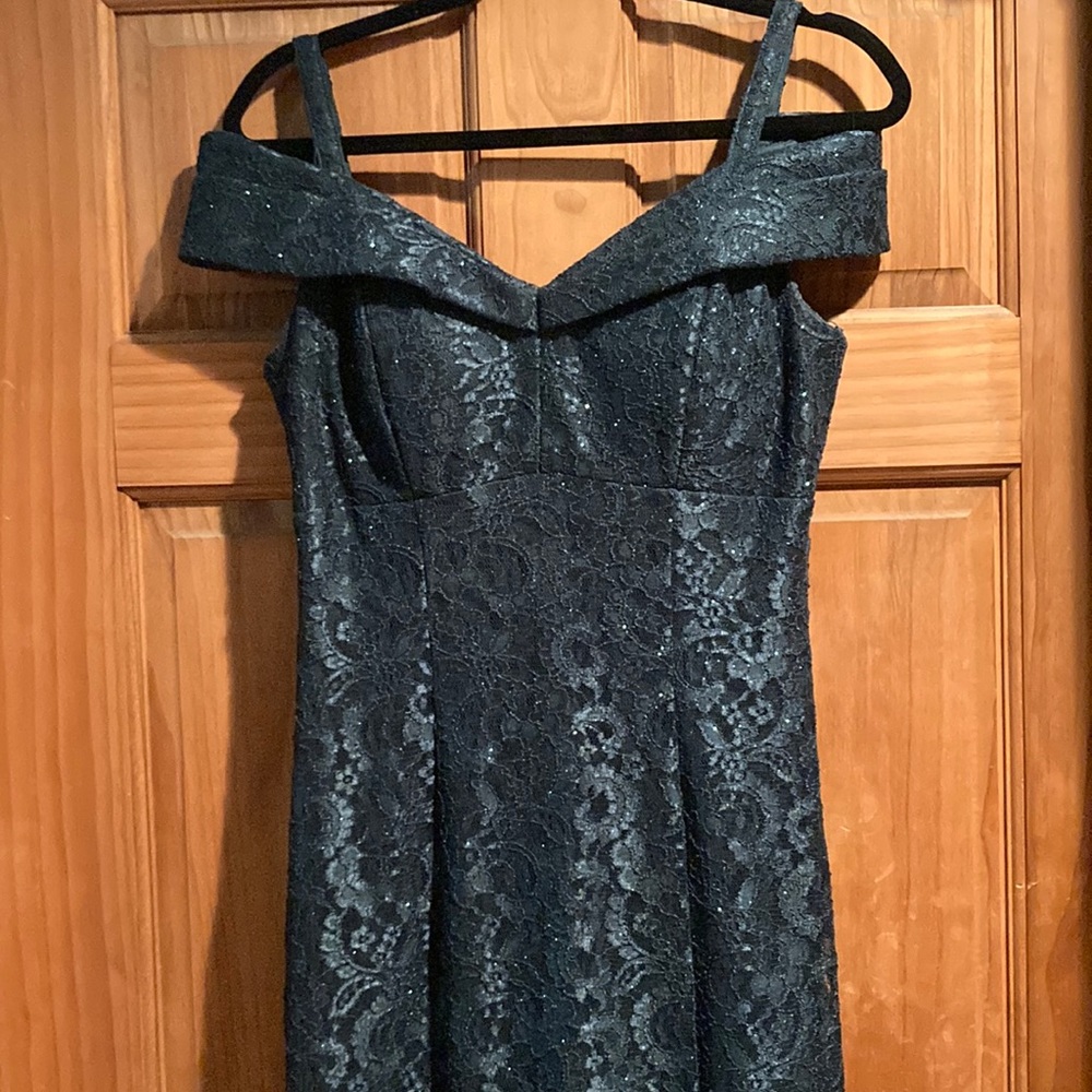 Dark Green R&M Richards Bridesmaid/Prom Dress